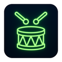 icon_environment_drum_neon icon preview