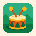 icon_environment_drum_origami icon preview