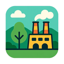 icon_environment_factory_flat_design icon preview