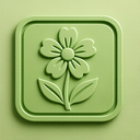 icon_environment_flower_embossed icon preview