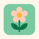 icon_environment_flower_flat_pastel icon preview
