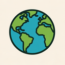 icon_environment_globe_asymmetrical icon preview