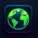 icon_environment_globe_cyberpunk icon preview