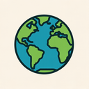 icon_environment_globe_geometric icon preview