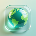 icon_environment_globe_glassy icon preview