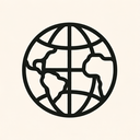 icon_environment_globe_minimal_outline icon preview
