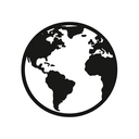 icon_environment_globe_monochrome icon preview