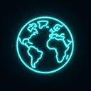 icon_environment_globe_neon icon preview