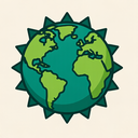 icon_environment_globe_sharp_edges icon preview