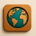 icon_environment_globe_wooden icon preview