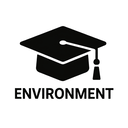 icon_environment_graduation_cap_monochrome icon preview