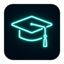 icon_environment_graduation_cap_neon icon preview