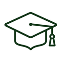 icon_environment_graduation_cap_outline icon preview