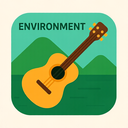 icon_environment_guitar_flat_design icon preview