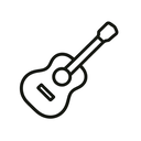 icon_environment_guitar_minimal_outline icon preview