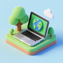 icon_environment_laptop_3d_isometric icon preview