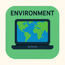 icon_environment_laptop_flat_design icon preview