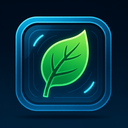 icon_environment_leaf_futuristic icon preview