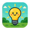 icon_environment_light_bulb_cartoon icon preview