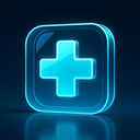 icon_environment_medical_cross_futuristic icon preview