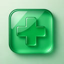 icon_environment_medical_cross_glassy icon preview