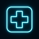 icon_environment_medical_cross_neon icon preview