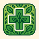 icon_environment_medical_cross_organic_pattern icon preview