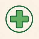icon_environment_medical_cross_thin icon preview