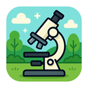 icon_environment_microscope_cartoon icon preview