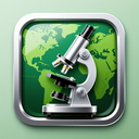 icon_environment_microscope_metallic icon preview