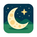 icon_environment_moon_flat_design icon preview