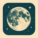 icon_environment_moon_retro icon preview
