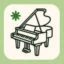 icon_environment_piano_line_art icon preview