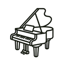 icon_environment_piano_minimal_outline icon preview
