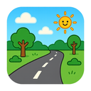 icon_environment_road_cartoon icon preview