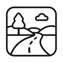 icon_environment_road_minimal_outline icon preview