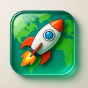 icon_environment_rocket_glassy icon preview