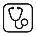 icon_environment_stethoscope_monochrome icon preview