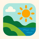 icon_environment_sun_abstract icon preview