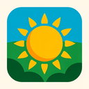icon_environment_sun_bold icon preview