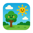 icon_environment_sun_cartoon icon preview