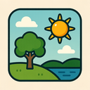 icon_environment_sun_classic icon preview