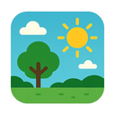 icon_environment_sun_flat_design icon preview