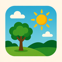 icon_environment_sun_iconic icon preview