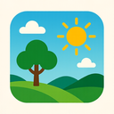 icon_environment_sun_modern icon preview