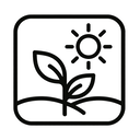 icon_environment_sun_monochrome icon preview