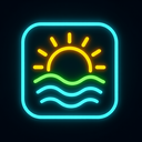 icon_environment_sun_neon icon preview