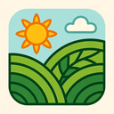 icon_environment_sun_organic_pattern icon preview