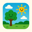 icon_environment_sun_playful icon preview