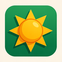 icon_environment_sun_sharp_edges icon preview
